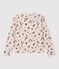 Kinder-Cardigan aus Baumwolle für Mädchen beige MONTELIMAR/weiss MULTICO